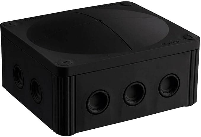Wiska 10101463 Junction Box (L x W x H) 160 x 140 x 81 mm Black IP66/IP67 Pack of 1